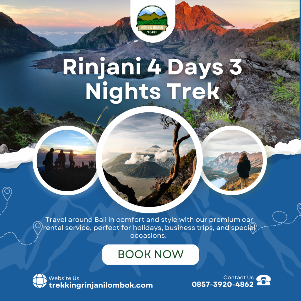 Rinjani 4 Days 3 Nights Trek